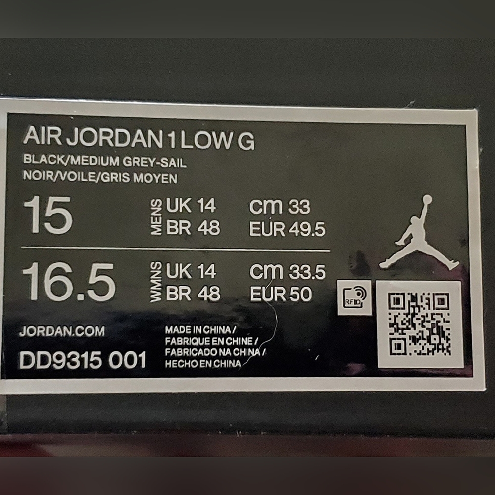 Air Jordan 1 Low Golf Shoes - Picture 9 of 9